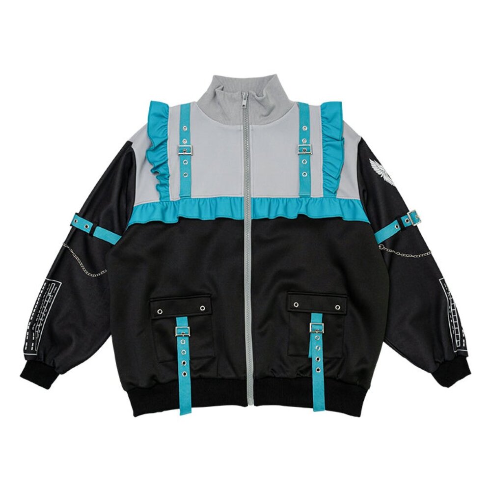 NEW ACDC RAG x Hatsune Miku Forever Black Mint Frill Oversized Jacket